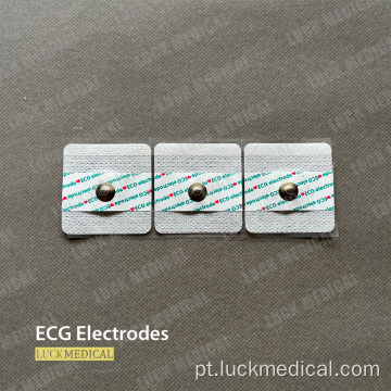 Descarte de eletrodo ECG de teste de peito médico